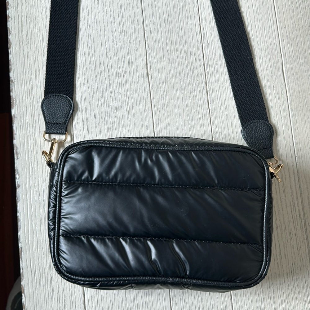 Rectangular puffer Crossbody bag